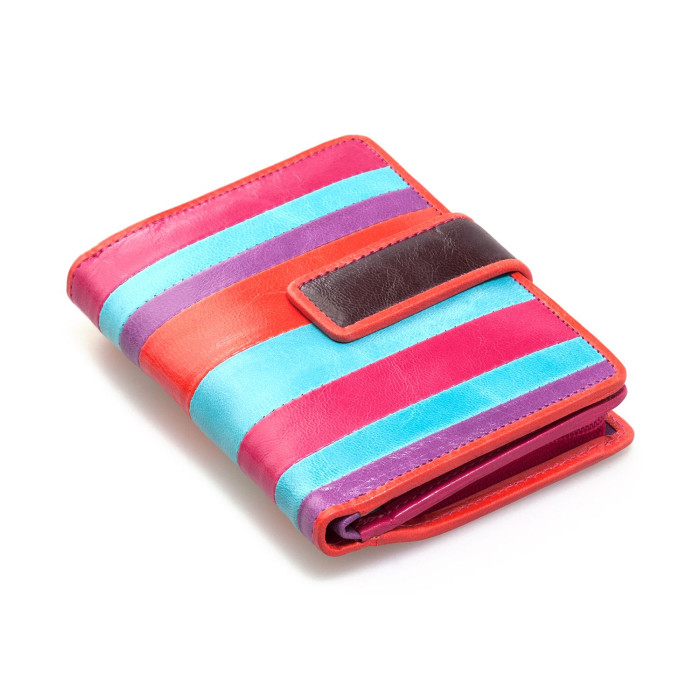 Trinidad N1537.C2926L stripes d.pink blue &ndash; Rosa &ndash; Imagen 1