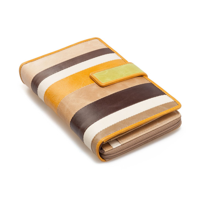 Trinidad N1537.C3673LS stripes natural green &ndash; Beige &ndash; Imagen 1