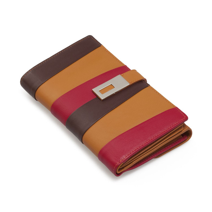 Palazzo N1349 Extra Large orange/rot/braun mit Lasche &ndash; Orange &ndash; Bild 1