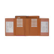 Palazzo N1349 Extra Large orange/rot/braun mit Lasche &ndash; Orange &ndash; Bild 3
