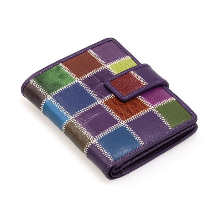 Patchwork 1078 mehrfarbig &ndash; Purple &ndash; Image 1